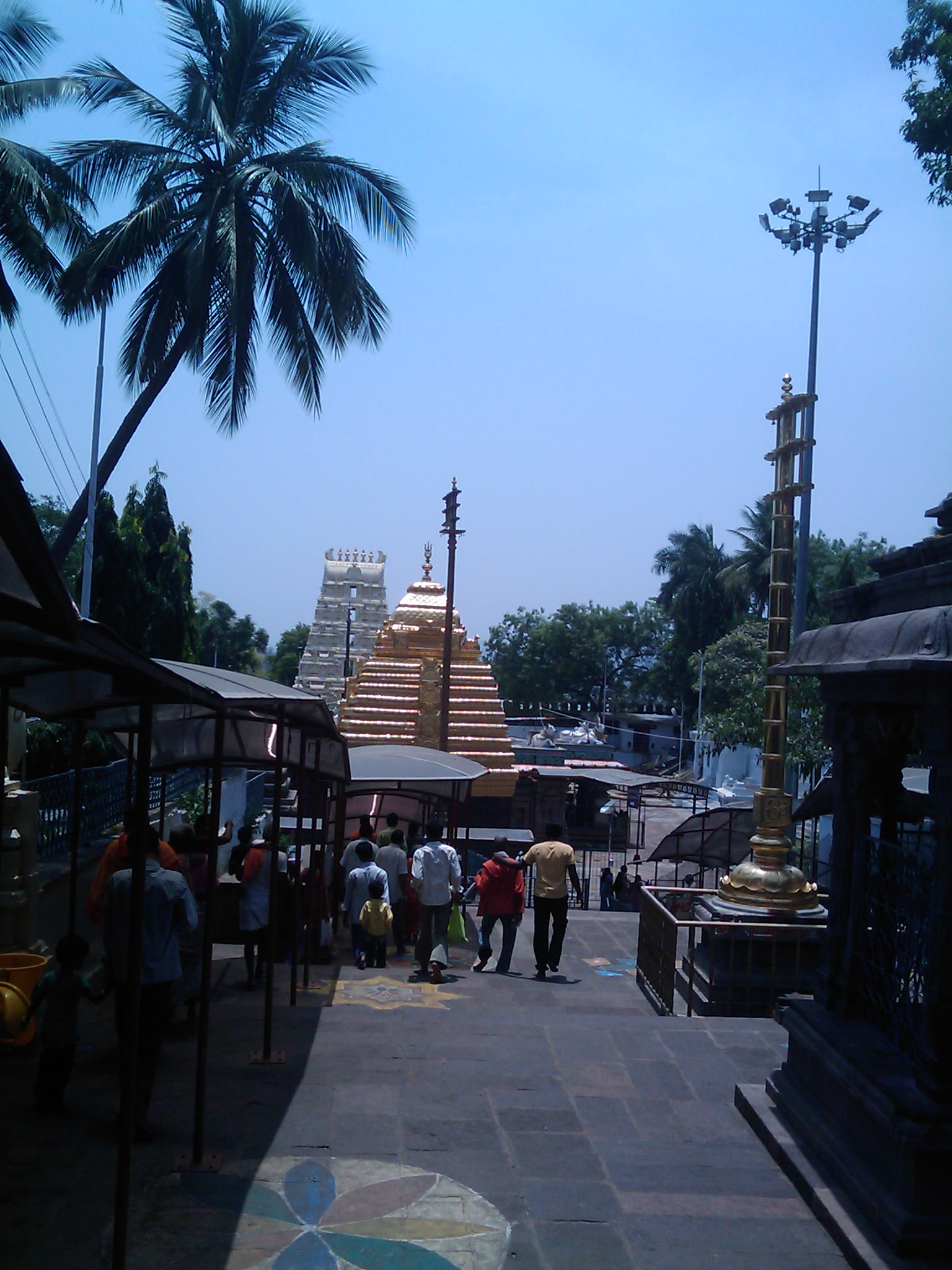 Towering Gopuram of Sri Mallikarjuna Swamy Temple in Srisailam
